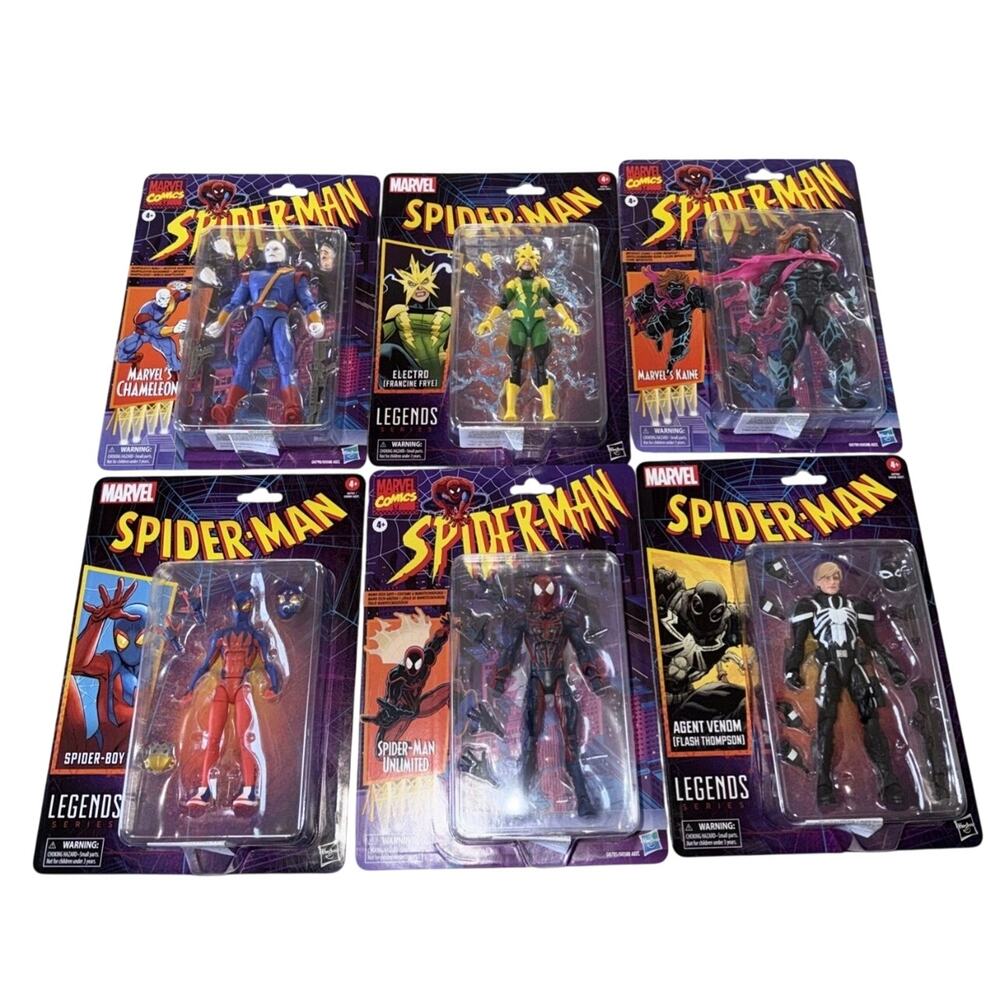Marvel Legends Agent Venom Flash Thompson Retro Spider-Man NIB